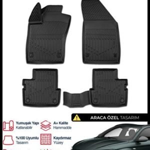 Fiat Egea Hybrid 3D Pro Havuzlu Paspas 2020 ve Üzeri - S-Dizayn