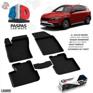 Fiat Egea Cross 4D Havuzlu Paspas 2020 ve Üzeri - S-Dizayn