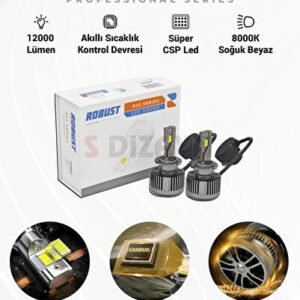 D2S LED Xenon / 60W / 12000 LM / 8000K - S-Dizayn