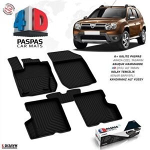 Dacia Duster 4D Havuzlu Paspas - S-Dizayn