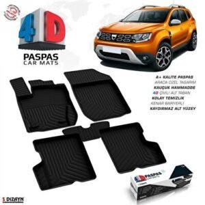 Dacia Duster 4X2 4D Havuzlu Paspas - S-Dizayn