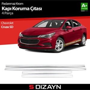Chevrolet Cruze Sedan Kapı Koruma Çıtası Krom 2011-2019 - S-Dizayn