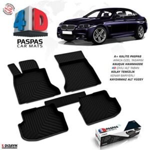 BMW 5 Serisi F10 4D Havuzlu Paspas 2010-2013 - S-Dizayn