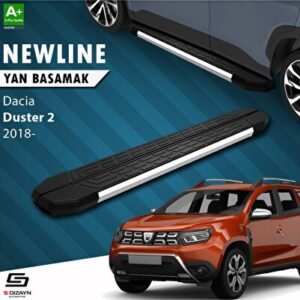 Dacia Duster 2 NewLine Krom Yan Basamak 183 cm 2018-2023 - S-Dizayn