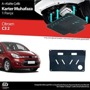 Citroën C3 Çelik Karter Muhafaza Koruma 2009-2016 - S-Dizayn