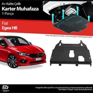 Fiat Egea Sedan Çelik Karter Muhafaza Koruma 2015 ve Üzeri FI-EGH-CKM - S-Dizayn
