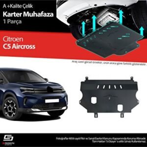 Citroën C5 Aircross Çelik Karter Muhafaza Koruma 2017 ve Üzeri - S-Dizayn