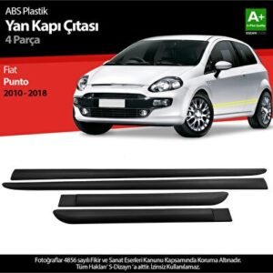 Fiat Punto ABS Plastik Yan Kapı Koruma Çıtası 2010-2018 - S-Dizayn