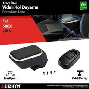 Fiat 500X Kol Dayama Kolçak ABS Vidalı Gri 2014 ve Üzeri - S-Dizayn