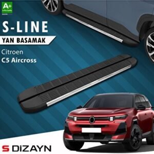 Citroën E-C5 Aircross Elektrikli S-Line Krom Yan Basamak 193 cm 2024 ve Üzeri - S-Dizayn
