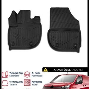 Citroën Berlingo Panelvan 3D Pro Havuzlu Ön 2'li Paspas 2019 ve Üzeri - S-Dizayn