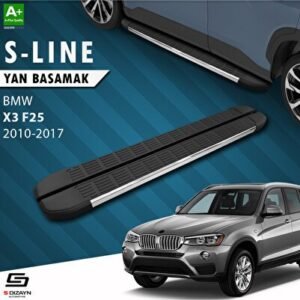 BMW X3 F25 S-Line Krom Yan Basamak 193 cm 2010-2017 - S-Dizayn