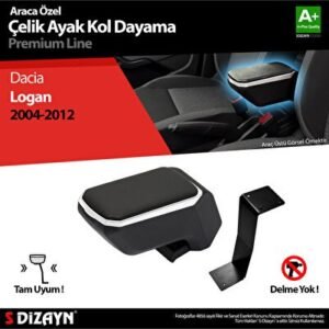 Dacia Logan Kol Dayama Kolçak Çelik Ayaklı ABS Gri 2004-2012 - S-Dizayn