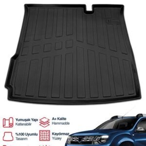 Dacia Duster 4X2 3D Pro Bagaj Havuzu 2018-2022 - S-Dizayn (EKT-003753)