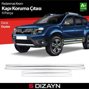 Dacia Duster Kapı Koruma Çıtası Krom 2009-2018 - S-Dizayn