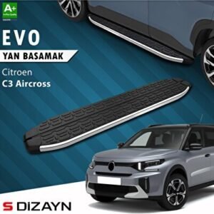 Citroën C3 Aircross 2 Evo Krom Yan Basamak 183 cm 2024 ve Üzeri - S-Dizayn