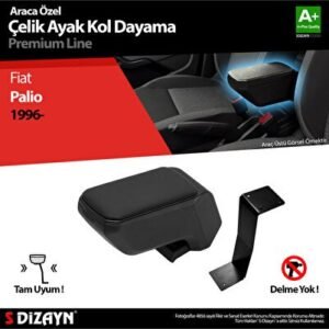 Fiat Palio Kol Dayama Kolçak Çelik Ayaklı ABS Siyah 1996-2011 - S-Dizayn