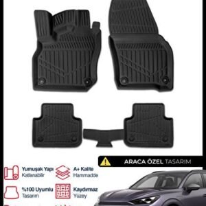 Cupra Terramar 3D Pro Havuzlu Paspas 2024 ve Üzeri - S-Dizayn (EKT-003953)