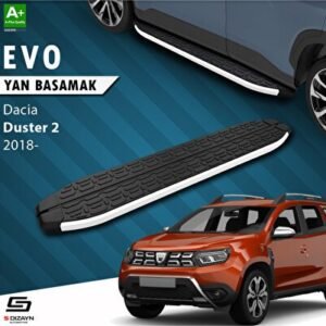 Dacia Duster 2 Evo Alüminyum Yan Basamak 183 cm 2018-2023 - S-Dizayn