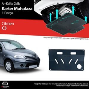 Citroën C3 Çelik Karter Muhafaza Koruma 2002-2008 - S-Dizayn