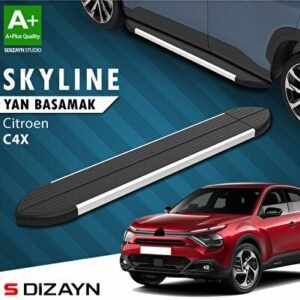Citroën C4 X Skyline Alüminyum Yan Basamak 183 cm 2022 ve Üzeri - S-Dizayn