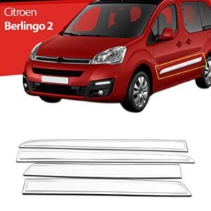 Citroën Berlingo Krom Yan Kapı Çıtası 4 Parça 2008-2018 - S-Dizayn
