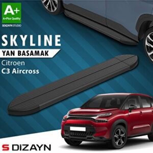 Citroën C3 Aircross Skyline Siyah Yan Basamak 183 cm 2017-2024 - S-Dizayn