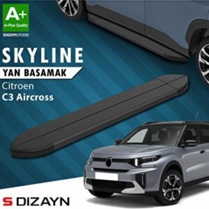 Citroën C3 Aircross 2 Skyline Siyah Yan Basamak 183 cm 2024 ve Üzeri - S-Dizayn