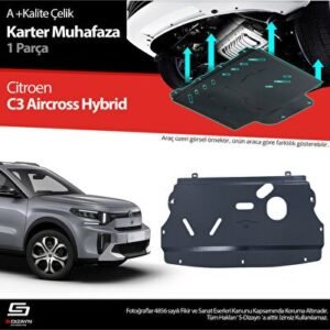 Citroën C3 Aircross Hybrid 1.2 Çelik Karter Muhafaza Koruma 2024 ve Üzeri - S-Dizayn