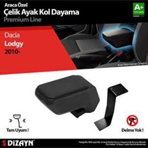 Dacia Lodgy Kol Dayama Kolçak Çelik Ayaklı ABS Siyah 2010 ve Üzeri - S-Dizayn