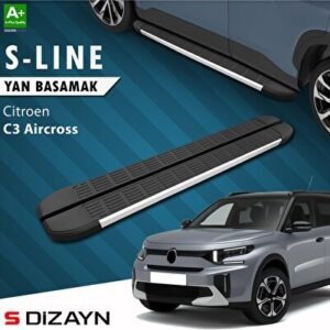 Citroën C3 Aircross 2 S-Line Alüminyum Yan Basamak 183 cm 2024 ve Üzeri - S-Dizayn