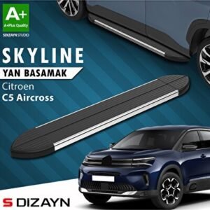Citroën C5 Aircross Skyline Krom Yan Basamak 193 cm 2017-2024 - S-Dizayn
