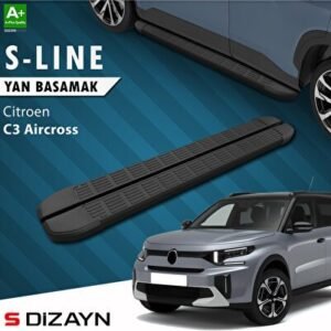 Citroën C3 Aircross 2 S-Line Siyah Yan Basamak 183 cm 2024 ve Üzeri - S-Dizayn