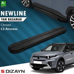 Citroën C3 Aircross 2 NewLine Siyah Yan Basamak 183 cm 2024 ve Üzeri - S-Dizayn