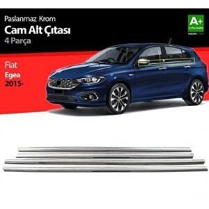 Fiat Egea Cross Krom Cam Çıtası 4 Parça 2020 ve Üzeri - S-Dizayn (EKT-004525)
