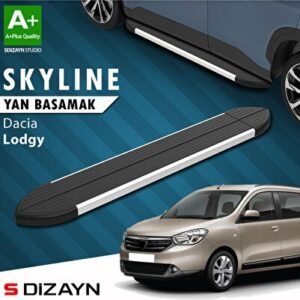 Dacia Lodgy Skyline Alüminyum Yan Basamak 203 cm 2012 ve Üzeri - S-Dizayn