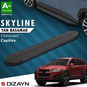 Chevrolet Captiva Skyline Siyah Yan Basamak 183 cm 2006-2018 - S-Dizayn