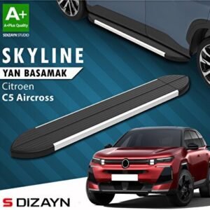 Citroën E-C5 Aircross Elektrikli Skyline Alüminyum Yan Basamak 193 cm 2024 ve Üzeri - S-Dizayn