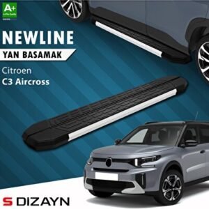 Citroën C3 Aircross 2 NewLine Alüminyum Yan Basamak 183 cm 2024 ve Üzeri - S-Dizayn