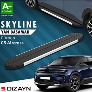 Citroën C5 Aircross Skyline Alüminyum Yan Basamak 193 cm 2017 ve Üzeri - S-Dizayn