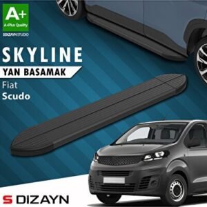 Fiat Scudo 3 Skyline Siyah Yan Basamak 213 cm 2020 ve Üzeri - S-Dizayn