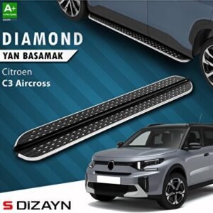 Citroën C3 Aircross 2 Diamond Krom Yan Basamak 183 cm 2024 ve Üzeri - S-Dizayn