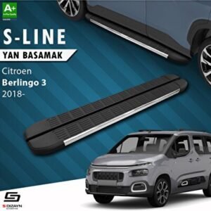 Citroën Berlingo 3 S-Line Krom Yan Basamak 203 cm 2018 ve Üzeri - S-Dizayn