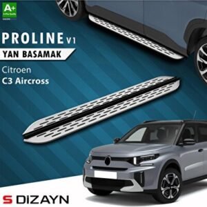 Citroën C3 Aircross 2 OEM Stil Pro V1 Alüminyum Yan Basamak 183 cm 2024 ve Üzeri CI - S-Dizayn