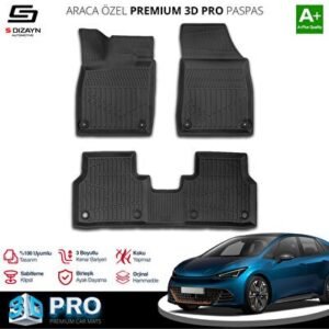 Cupra Born 3D Pro Havuzlu Paspas 2021 ve Üzeri - S-Dizayn (EKT-004731)