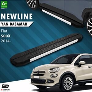 Fiat 500X NewLine Alüminyum Yan Basamak 173 cm 2014 ve Üzeri - S-Dizayn
