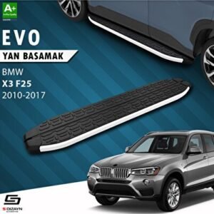 BMW X3 F25 Evo Alüminyum Yan Basamak 193 cm 2010-2017 - S-Dizayn