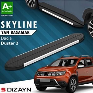 Dacia Duster 2 Skyline Alüminyum Yan Basamak 183 cm 2018-2023 - S-Dizayn