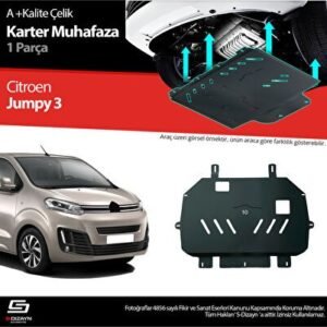 Citroën Jumpy 2.0 Çelik Karter Muhafaza Koruma 2016 ve Üzeri CI-JMY-CKM - S-Dizayn