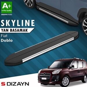 Fiat Doblo 2 Skyline Krom Yan Basamak 193 cm 2010-2022 - S-Dizayn